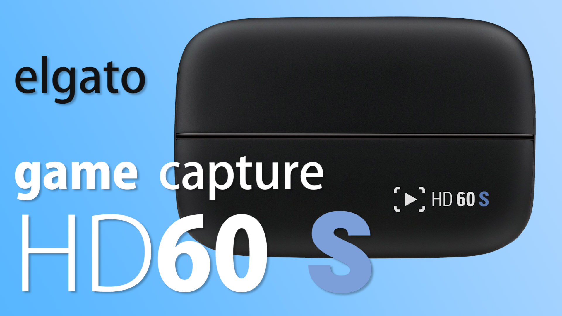 elgato Game Capture HD60 S